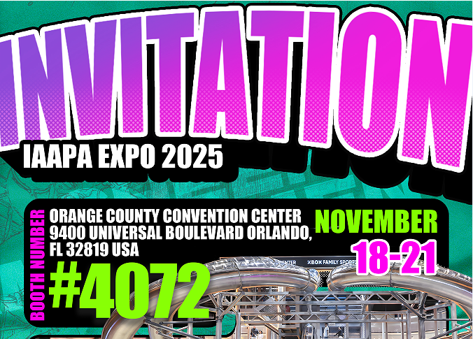 Schedule Your Meeting with Cheer Amusement® at IAAPA EXPO 2025 in Florida, USA
