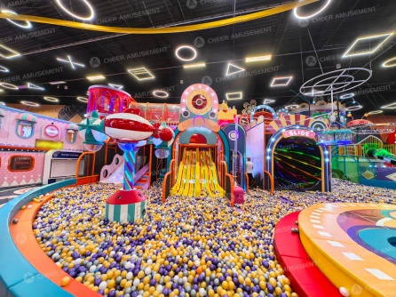 Commercial playground equipment project
