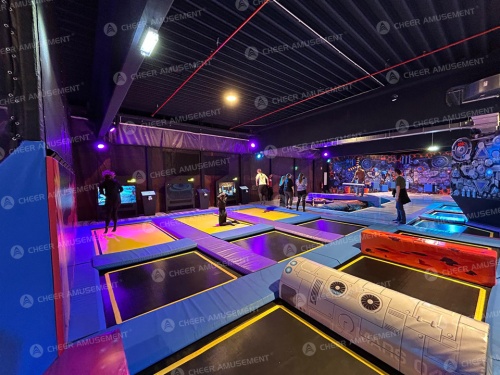 Custom indoor adventure park in Germany with themed play areas for children aged 2-12 by Cheer Amusement®