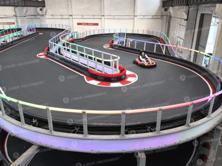 Indoor Go Kart Track Solutions | Custom Multi-Level Commercial Karting Track Manufacturer